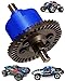 hopsupRC RC Steel Front Main Gear & Differential Case Upgrades Part for 1/10 Slash/Rustler/Stampede 4X4 VXL,Metal Differential Front Differential Upgrades,5381 6882 5379,Blue