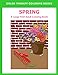 Spring Large Print Adult Coloring Book:: An easy and fun adult coloring book of Spring flowers, birds, butterflies, bunnies and frogs. (Simple, relaxing illustrations)