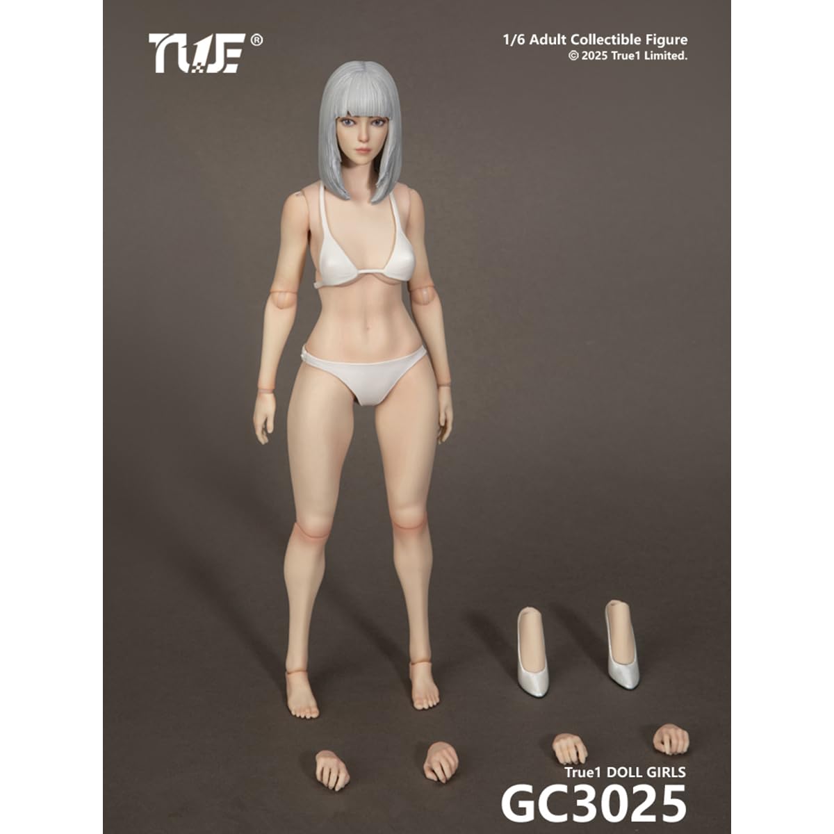 Amazon.co.jp: HiPlay True1Toys 1/6 関節素体 女性 素体 ヘッド付き