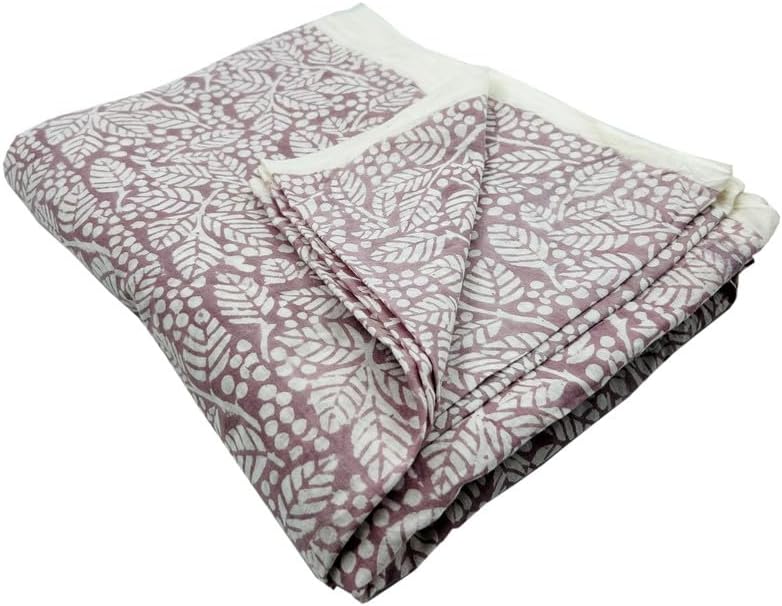 Pre-Cut Premium Hand Block Cotton Quilting Fabric By Yards- 100% Cotton-Ideal for Quilting, Sewing, Crafts, Dressmaking, Curtains, Home Decor-Fairy Tale-6 Yards- (BPF-122-6)