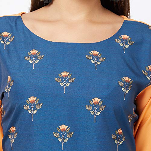 Image of LookMark Crepe Women A-Line Kurta