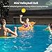 20 Pcs Miniature Volleyballs, 4 Small Volleyball Balls With Air Pumps, Roundnet Game And Pool Replacement Balls, Perfect For Parties And College Awards