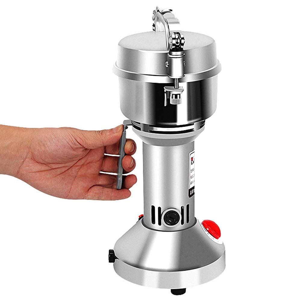 Macinacereali Elettrico 150G Macina spezie per Cereali alle Erbe 30 Secondi Macinacaffè e spezie Veloce Lavaggio Gratuito per la Lavorazione della Famiglia e della Medicina e del Laboratorio
