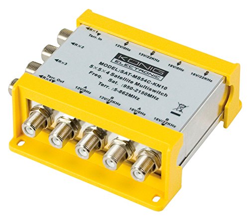 König SAT-MS54C-KN10 Multiswitch per Installazioni...