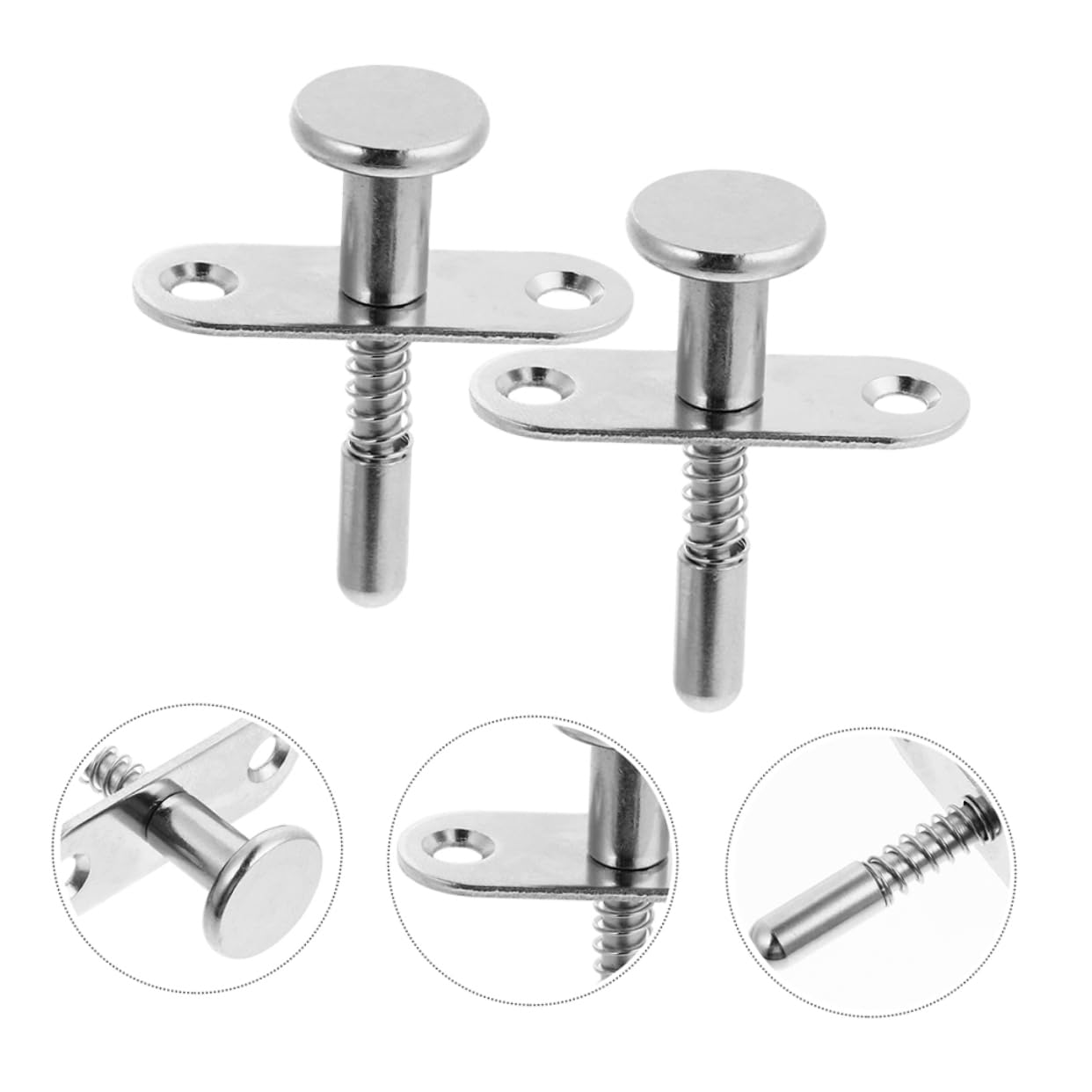 SOESFOUFU Crib Spring Bolt Latches 12 Pack Bed Spring Latch Furniture Fastening Fittings Birdcage Crib Parts