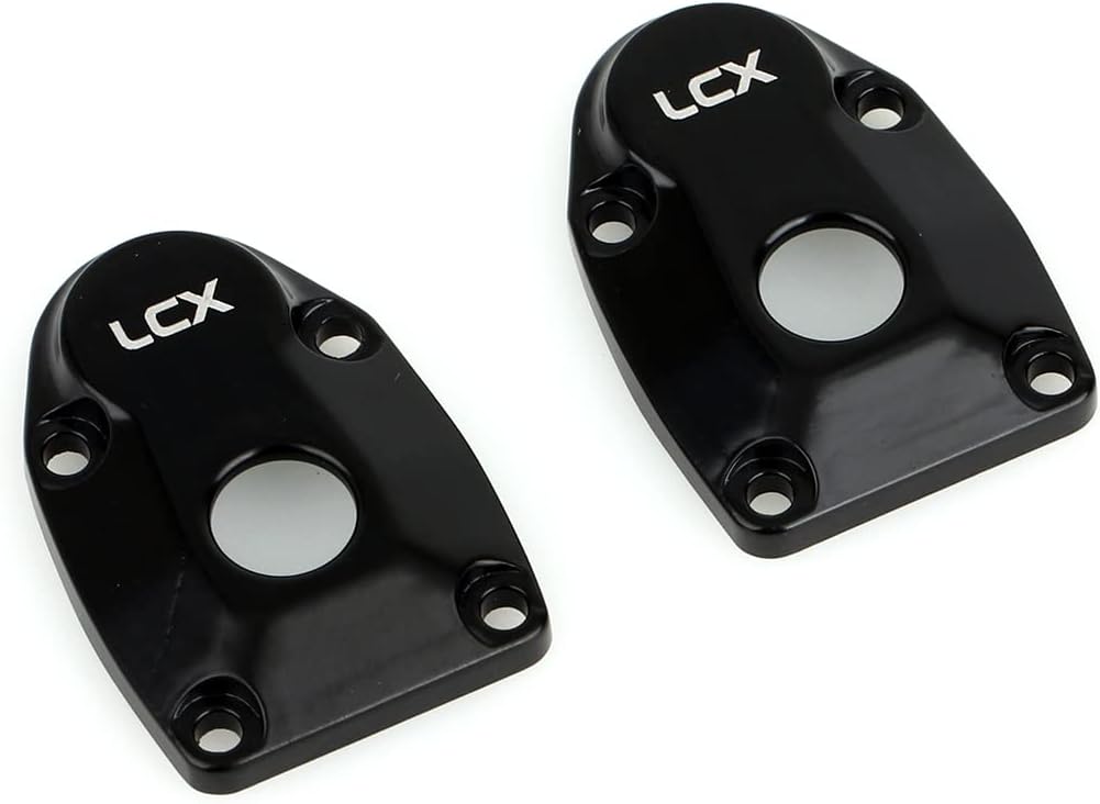 LCX Racing 1/10th RC Crawler Car Portal Axles Cover Plates Portal Housing Portal Axle Cap for Axial SCX10 III AXI03007 Capra UTB10，Upgrades Parts Accessories