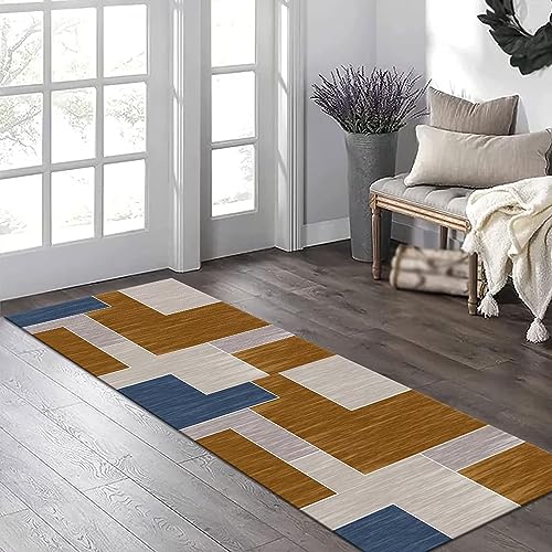 Tapis de couloir durablement accessible en polyester lavable haute durabilité - 4