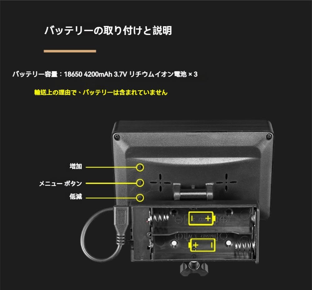 Dazzix暗視スコープ 4.3インチディスプレイ プ ビデオカメラ 850nm 赤外線 led 赤外線ナイトビジョンライフル銃の狩