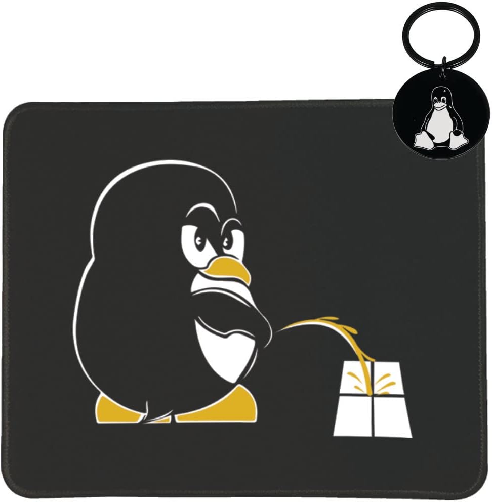 Funny Linux Mouse Pad for Geeks, Programmers and Linux Users - Non-Slip Rubber Base for Smooth and Precise Mouse Control