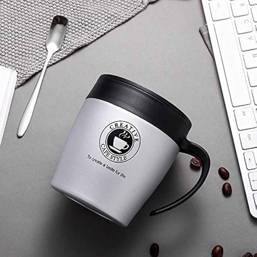 Amazon.com: Taza termo taza de café con tapa termo sello termo de