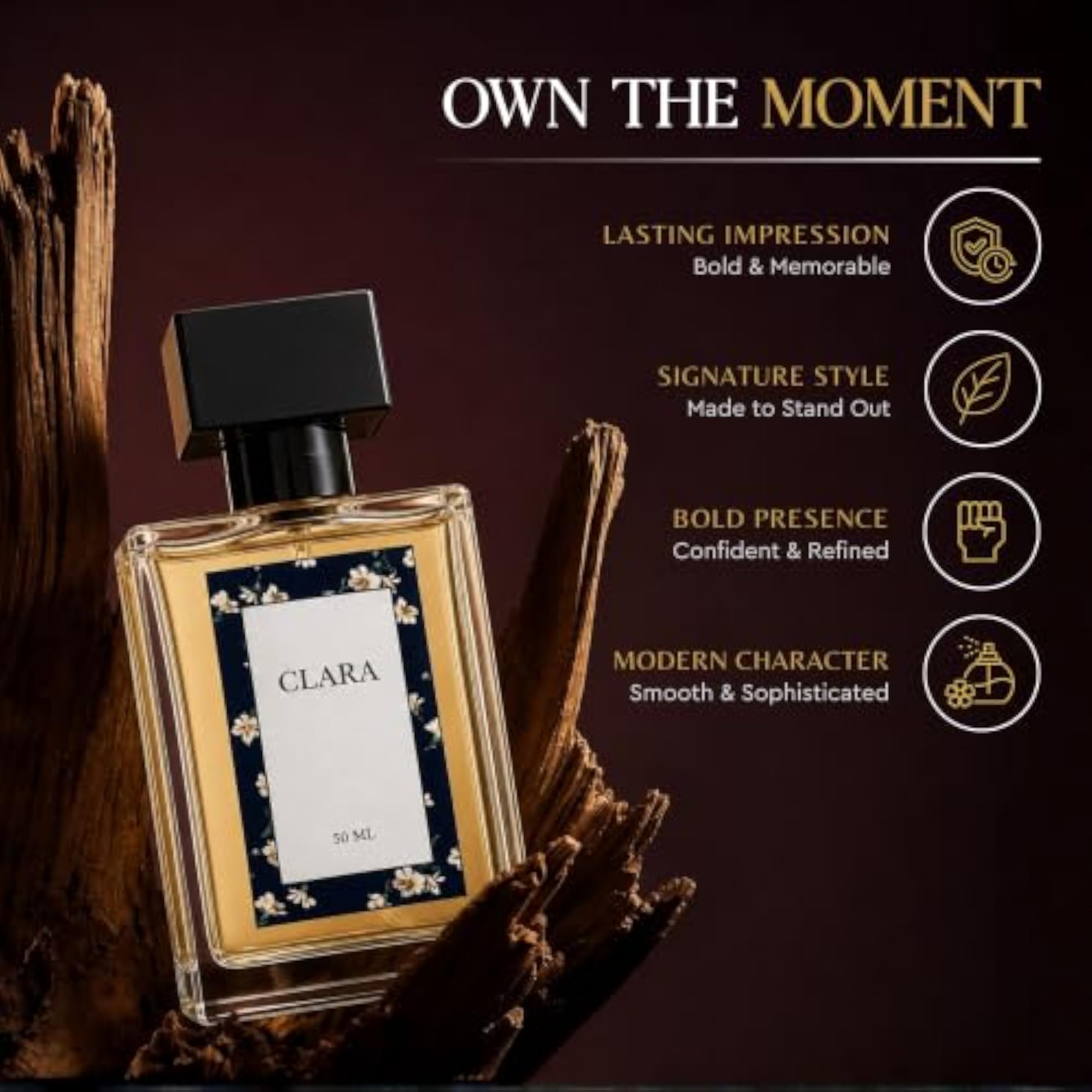 Clara Men's Perfume, Long Lasting Fragrance
