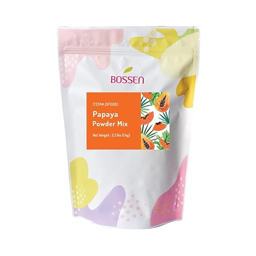 Bossen Mezcla de té de burbujas en polvo - 2.2 libras (papaya)