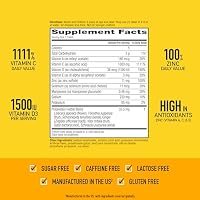 Airborne Immune Support Effervescent Tablets, Very Berry Flavor - 30ct with 1000mg Vitamin C + Vitamins A, D, E, Zinc, Selenium, Manganese & Herbal Blend - Sugar‑Free, Gluten‑Free — image 3