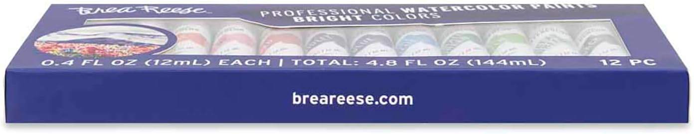Momenta Brea Reese 水彩絵の具セット 12本/パック プライマリー