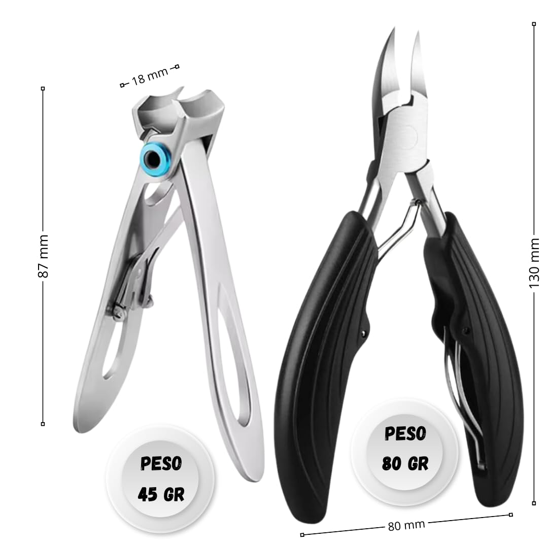 Professional Nail Clipper Set, Stainless Steel Nail Clippers, Nail Clippers Kit Professional 7 Pieces - Image 3