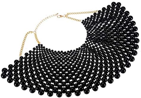 Bib Collar Necklace Christmas Gift Chunky CCB Resin Beads Chain Choker Statement Necklace Womens Fashion Jewelry Necklace