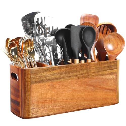 Kitchen Utensil Holder for Counter or Countertop, Extra Large Aca...