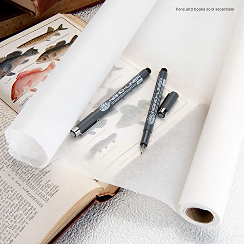 Bee Paper White Sketch And Trace Roll, 18-Inch By 20-Yards #TOP4