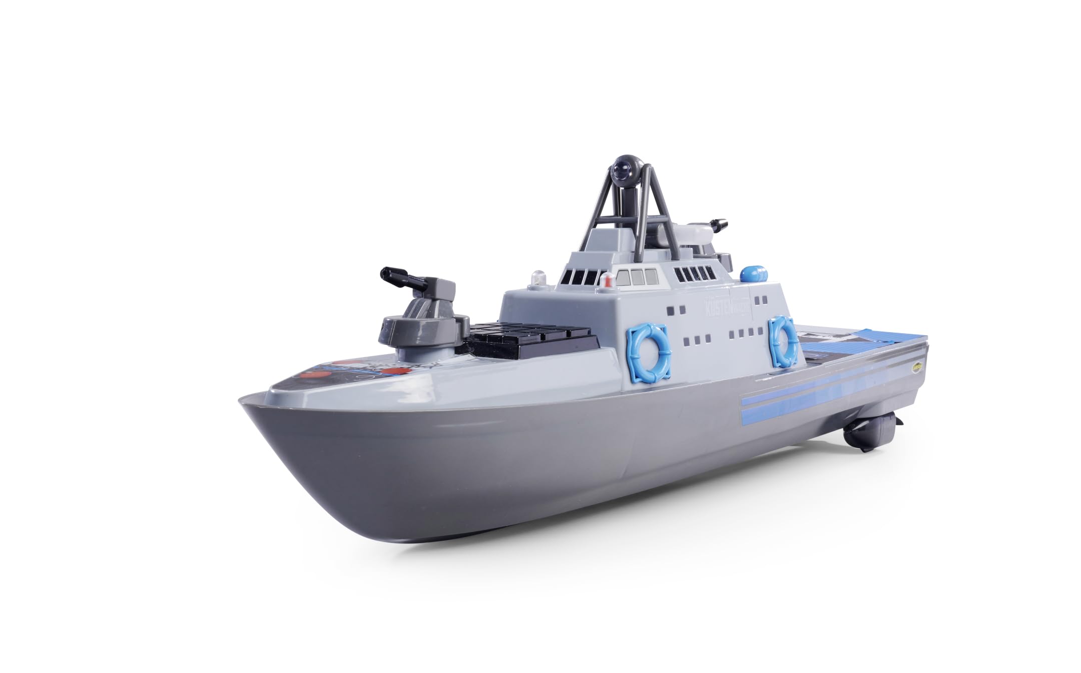 Carson 500108050 RC- Guardia Costiera 2.4G 100% RTR - Barca telecomandata, barca RC, barca telecomandata per bambini e adulti, incluso il telecomando