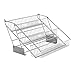 Metaltex 77341 Organizador 3 ESTANTES ABATIBLE 'UP&Down' 33x28x21cm, Neutro, Centimeters