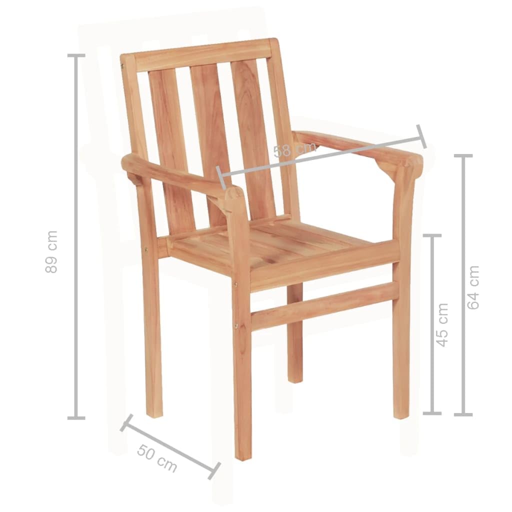 vidaXL Ensemble de Bistro de Jardin 3 pcs Teck Solide, Ensemble d'extérieur, Meuble d'extérieur, Tables et chaises, mobilier d'extérieur
