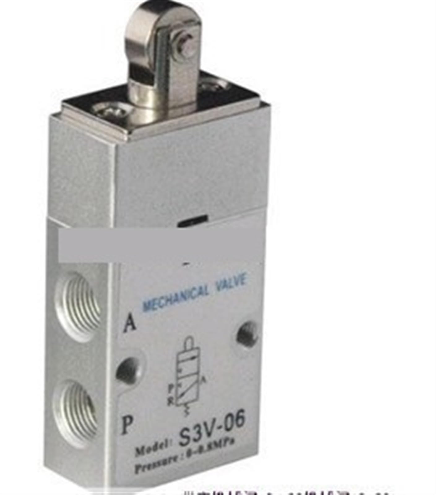 Valvola meccanica a rullo verticale a 2 posizioni con solenoide pneumatico a 3 vie S3V-06 1 pz