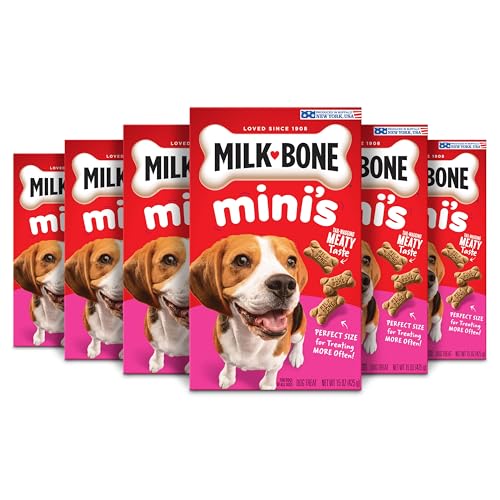 Milk-Bone Mini's Original Dog Biscuits - 15-Ounce (6 Count)
