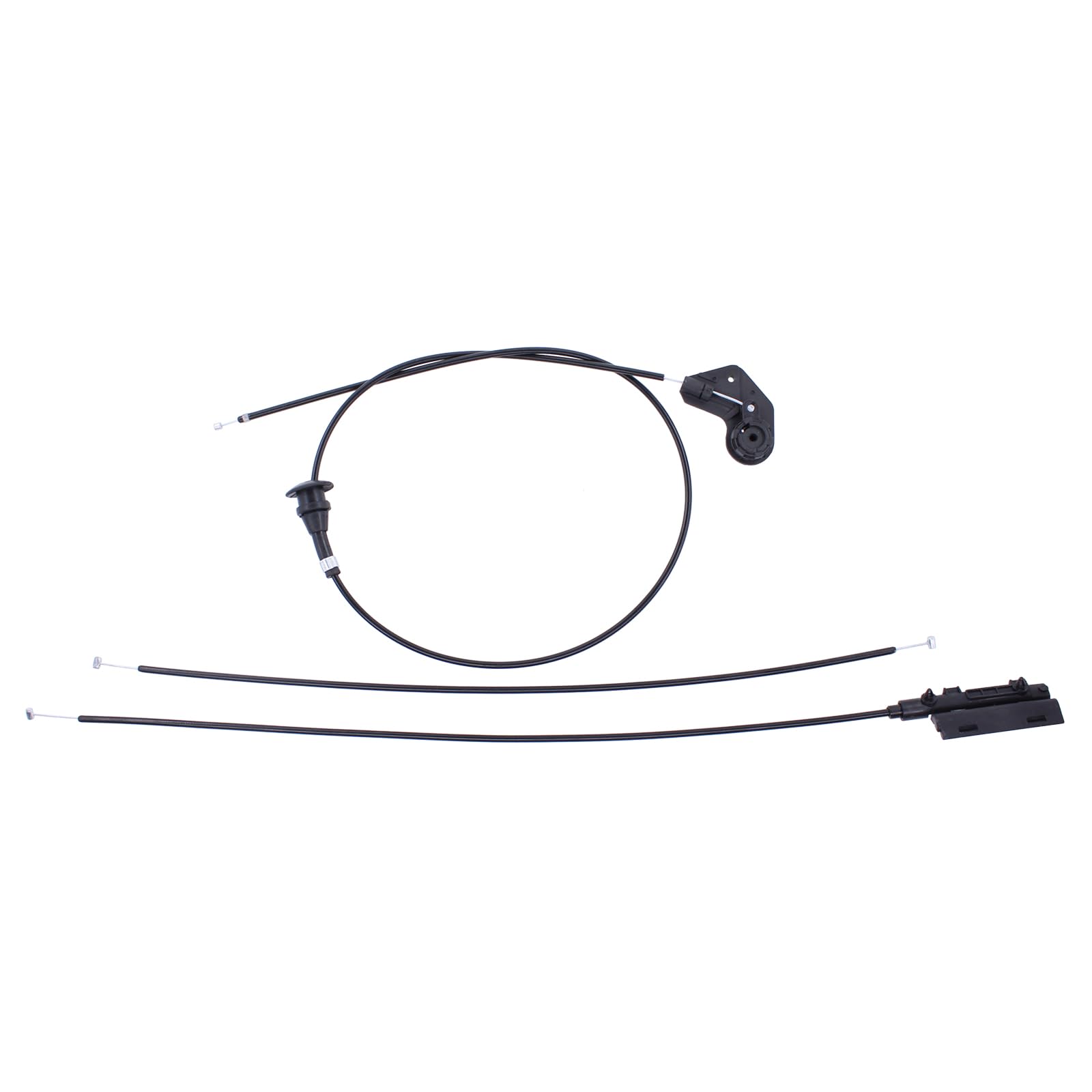 ApplianPar Engine Hood Release Cable Kit for BMW 525i 528i 530i 540i M5 E39 Set of 3