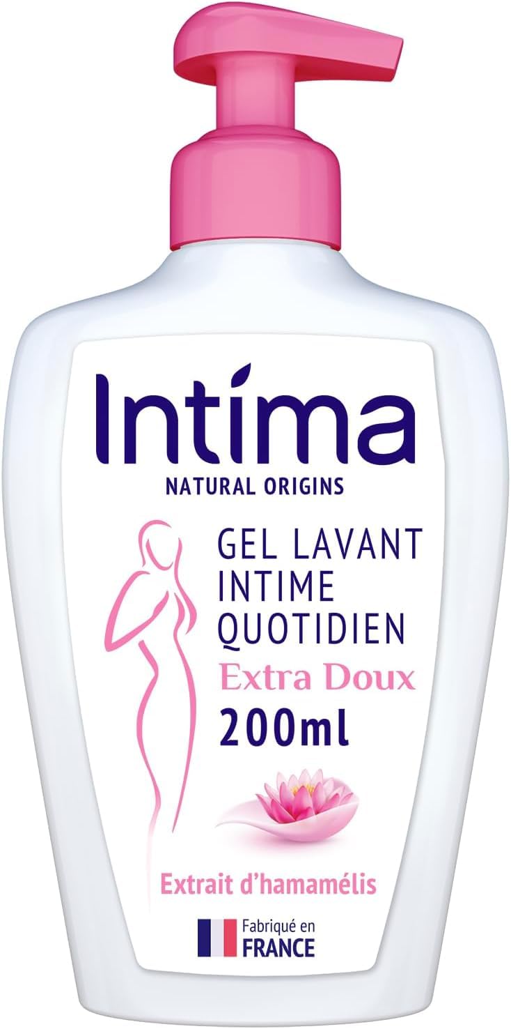 Intima - Lot de 12 Gels Intime Femme Natural Origins - Gel Extra Doux - 97% naturels - 12x200 ml