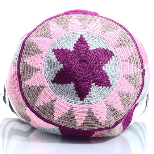 Image of WYOU Designer Collection Wayuu Hand-Crochet Hippie Purse, Summer Crossbody Boho Bags for Women, Classy Crochet Beach bag