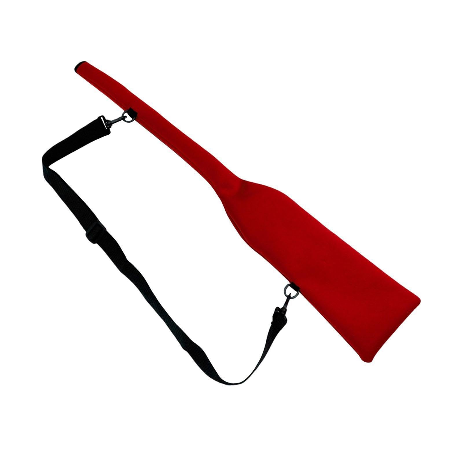 RCGOFOLLOW Dragon Boat Paddle Bag With Quick Dry Feature Keeps Paddle Safe With Neoprene Versatile Organizer For Kayakers And Rowers Protective Quick Dry Pouch Carry Bag Organizer, Red, 19x91cm