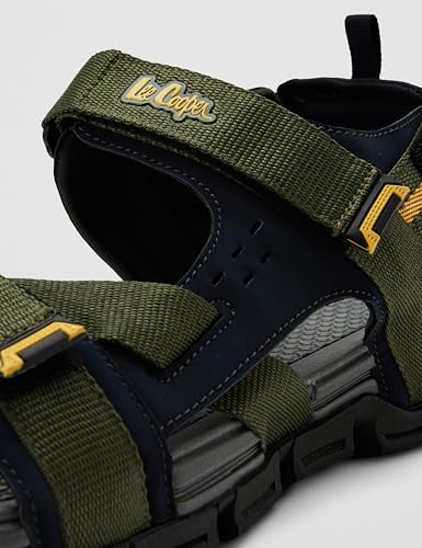 Image of Lee Cooper LC9687E Men's Leather Sandal I Comfortable | Stylish Sandal for Men's Office & Business