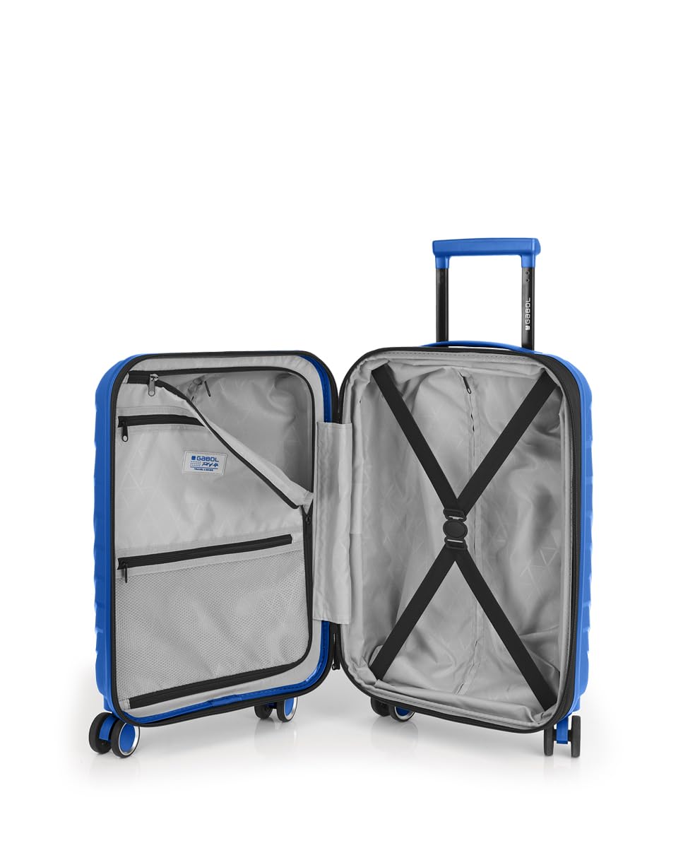 Gabol - Maleta de Cabina Rígida Expandible 55x35x21/24 cm Soho 40,3L en Polipropileno con TSA, Cremallera de Seguridad y 4 Ruedas Dobles 360°