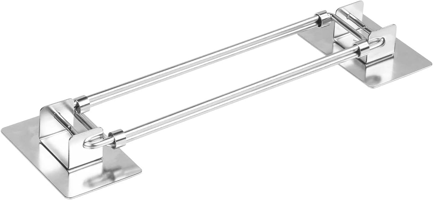 Photo 1 of Aimery RV Shower Corner Storage Bar- Adjustable Stainless Steel Rod for Corner Shelves in Camper, Length 7-13 inches- RV Bathroom Organization Must Have Accessories (1 Pack)