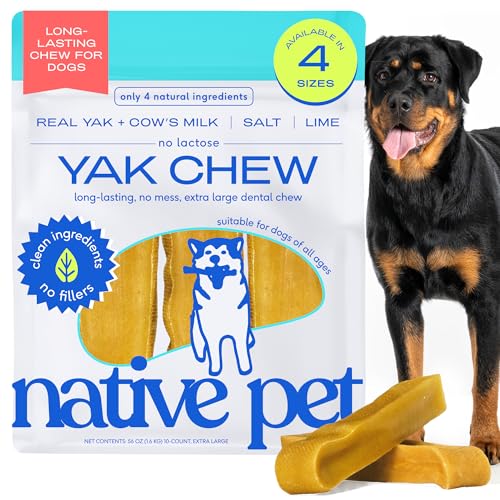 Native Pet Yak Cheese Himalayan Dog Chews XLarge - Long