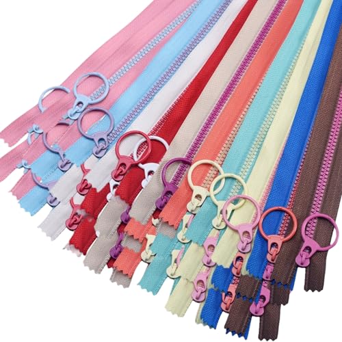 Recopilación de Cremalleras más recomendados. 49 Cremallera de color variada, cremalleras de 30 piezas para coser, reemplazo cremallera separación color 10 pulgadas universal para ropa, bolsos y carteras