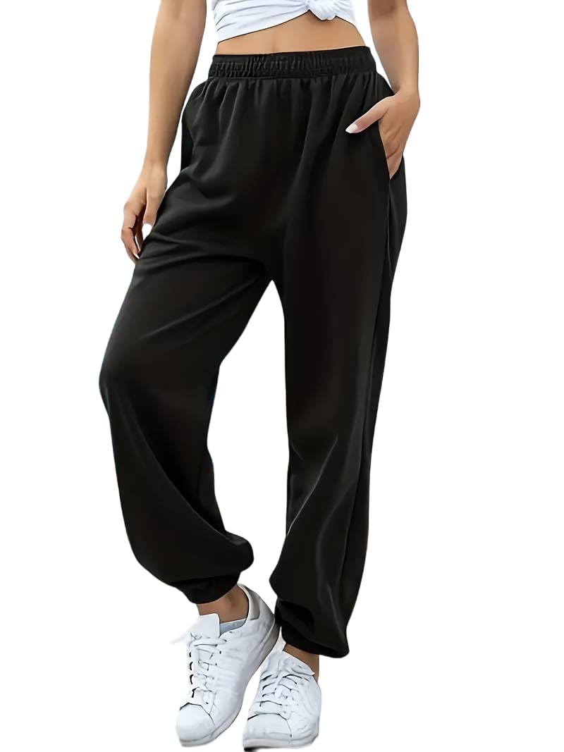 dockstreet Loose Baggy fit Joggers/Loose Yoga Pants/Casual Extra Baggy fit Lower Cotton for Women-picture-12