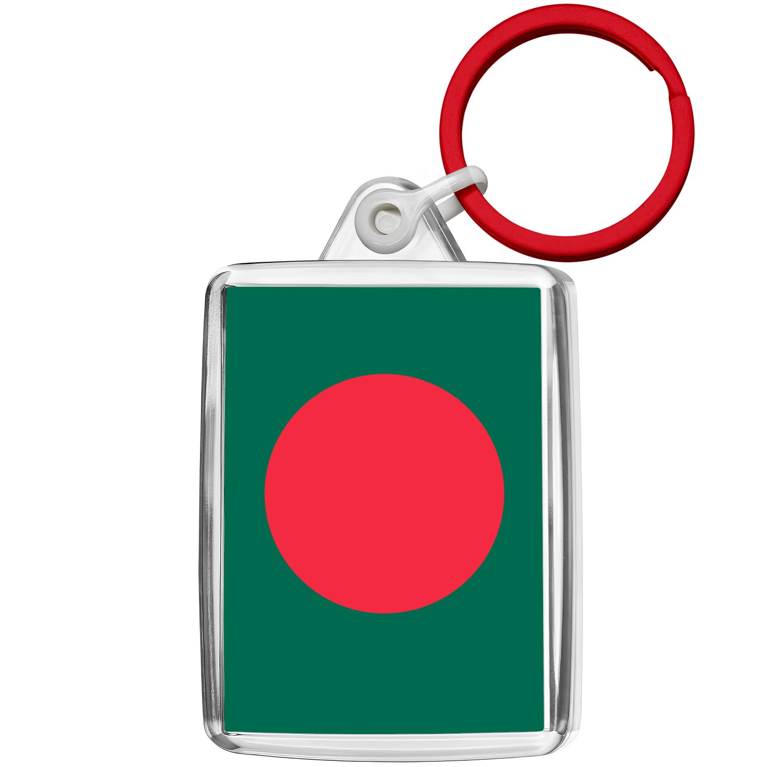 Pixly® Bangladesh Flag Keyring Key Fob Country Keychain Keepsake Souvenir Gift