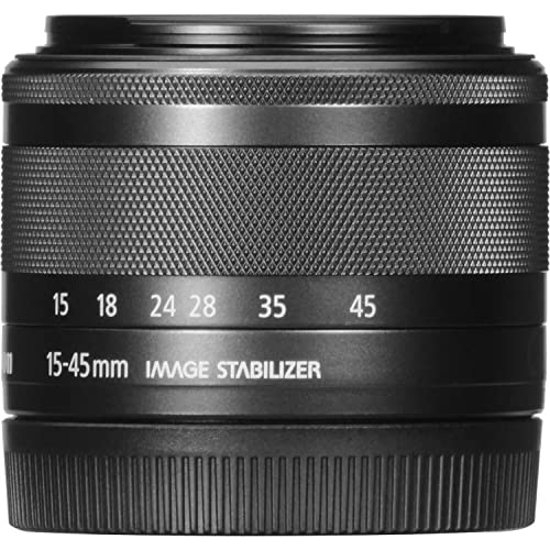 Image of Canon EF-M 15-45mm f /3.5-6.3 Image Stabilization STM Zoom Lens (Black)
