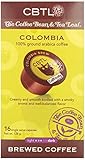 CBTL Colombia Brew Coffee Capsules By The Coffee Bean & Tea Leaf, 16-Count Box