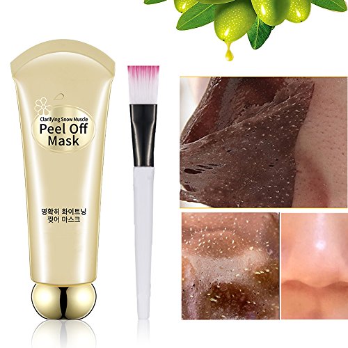 Blackhead Exfoliating Masks ,Peel off Mask Deep Cleansing Blackhead Point Anti-Acne Purifying Peel-Off 80g (Color1)