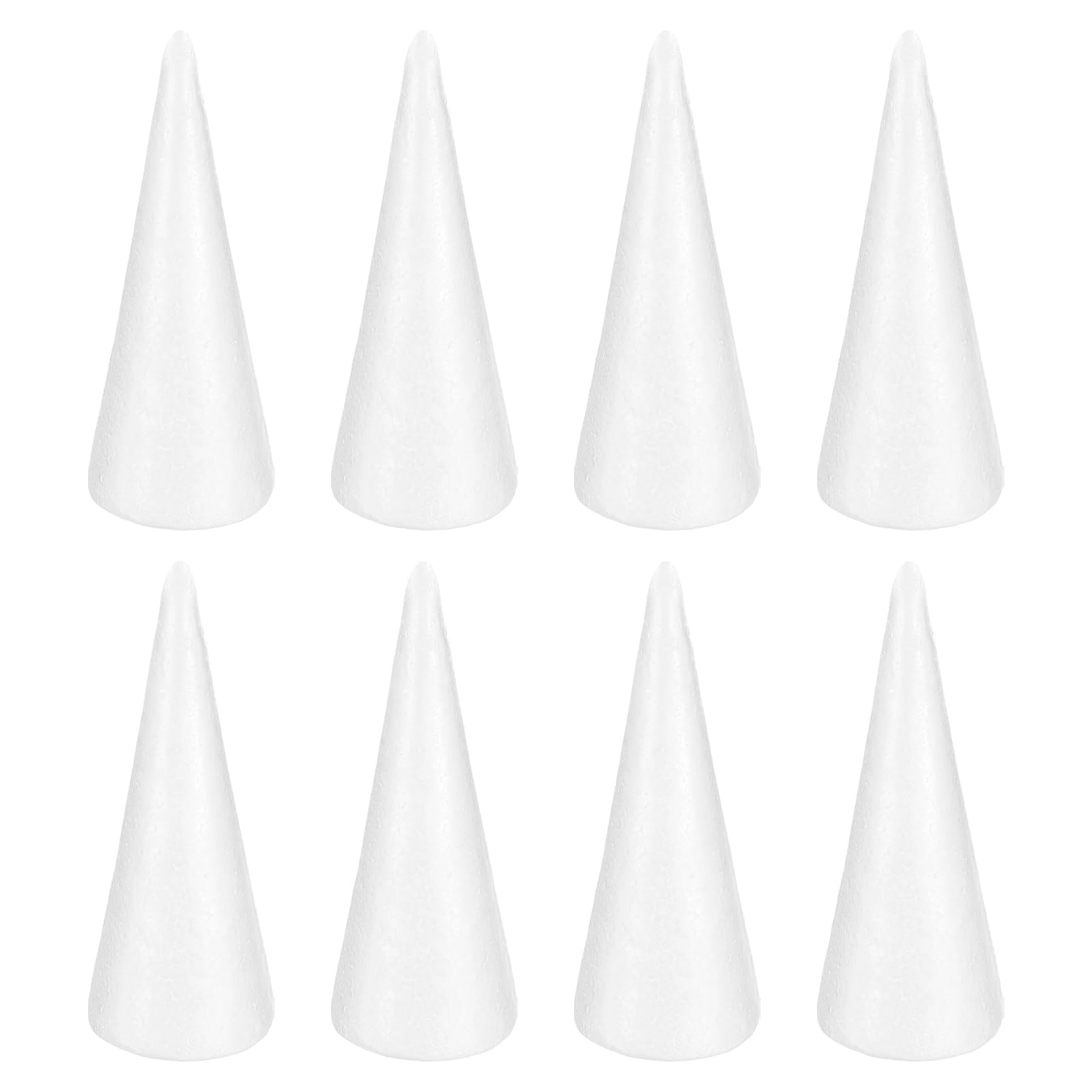 Conos de espuma para manualidades en familia y proyectos creativos de Navidad