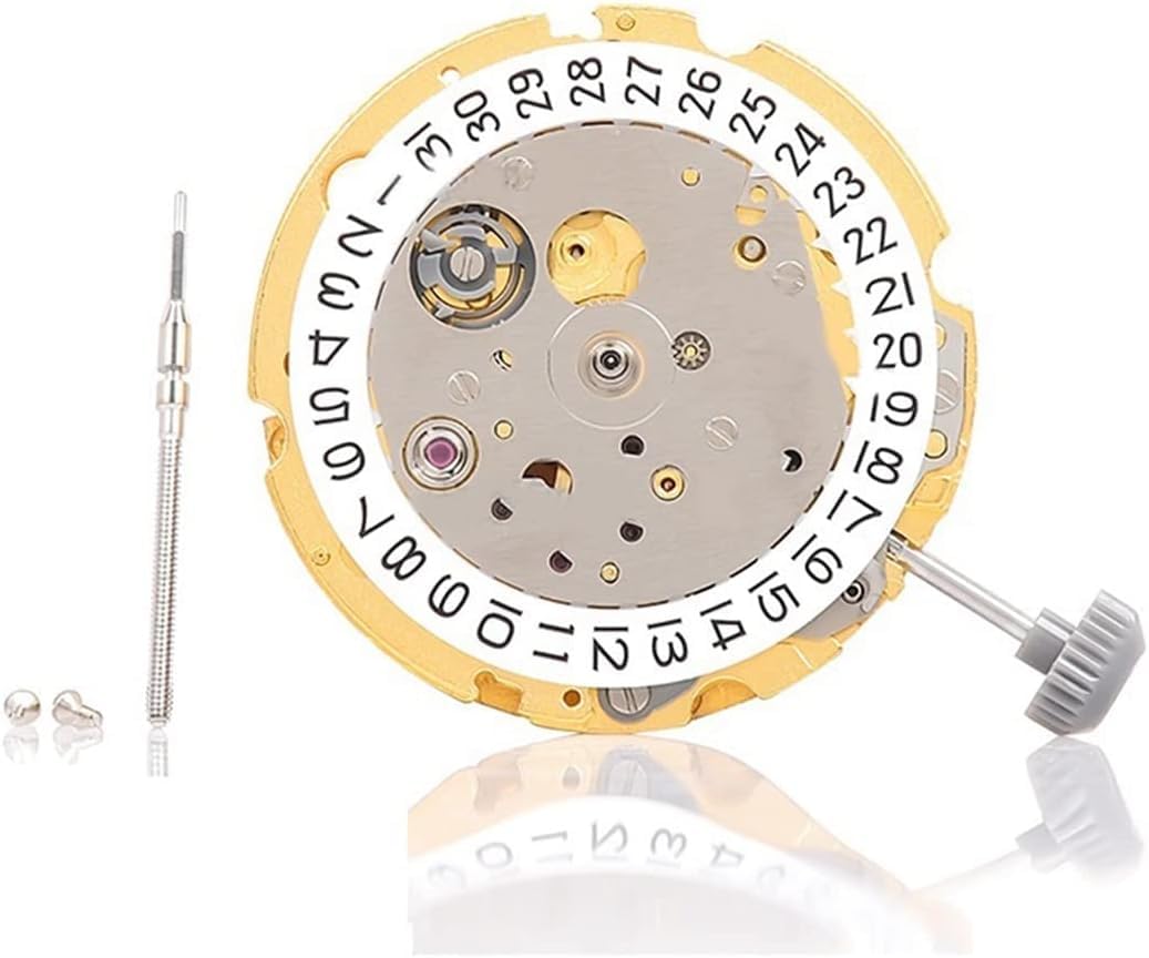Mouvement De Montre avec Poignée 8200, Calendrier 8200, Argent Unique, Automatique, Mécanique, Haute Précision