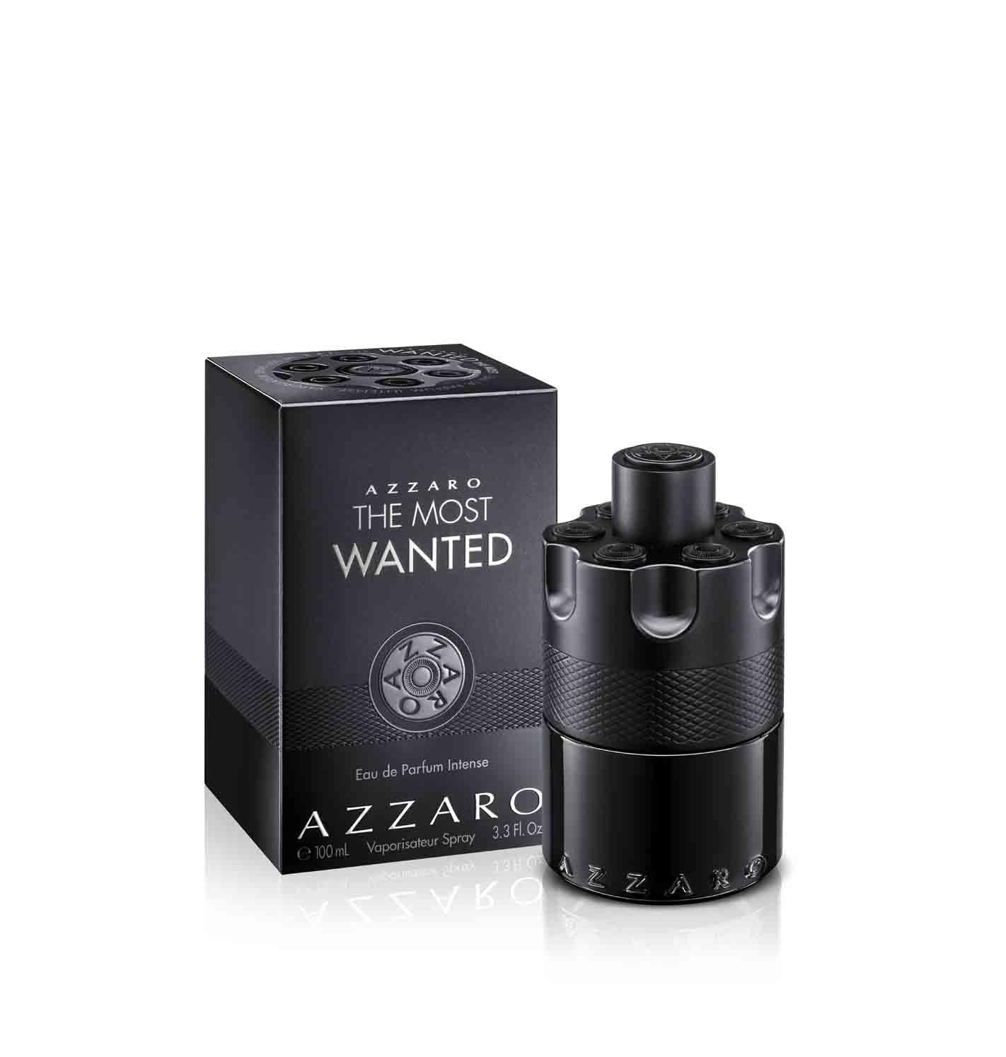 Azzaro The Most Wanted Intense Eau de Parfum Uomo Profumo Uomo Intenso e Sensuale Note Calde e Ambrate Caramello Legno d'Ambra Cardamomo Lunga Durata