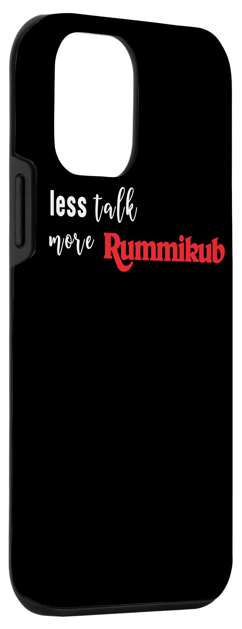 Rummikub Less Talk More Rummikub Tile Game Fun Gift Case for iPhone 12 mini - Image 3