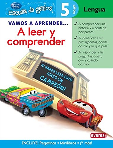 Vamos a aprender: a leer y comprender, 5 años (Escuela de genios) Vamos a aprender: a leer y comprender, 5 años (Escuela de genios)