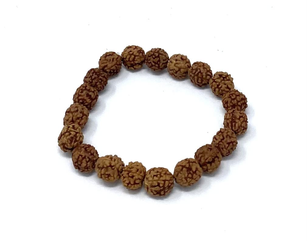 MAHANT JI 100% Natural Cerified Indonesian 4 Mukhi Rudraksha Stretchable Bracelet Or Four Mukhi Rudraksha Stretchable Wrist Band With Lab Certificate, Gangajal And Chandan From Kashi For Unisex Adult (B0B2PV5D17) Amazon Price History, Amazon Price Tracker
