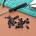 50 PCS M.2 SSD Mounting Screws Kit, PCIE Nvme M2 X 3 MM Replacement Phillips Flat Head Screw M.2 SSD Mountings Screws with Screwdriver, M2Screw for Laptop Nvme SSD-Mounting, Black