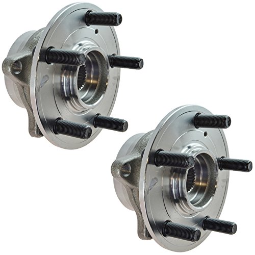 Image of TRQ Front Left and Right Wheel Bearing and Hub Assembly Set 2 Piece Compatible with 2011-2017 Honda Odyssey