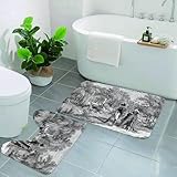 Ultra Absorbant : Ce tapis de bain est beaucoup plus absorbant que les tapis en coton. Sa texture épaisse aide à protéger vos sols en absorbant rapidement l'eau lorsque vous sortez de la baignoire, de la douche ou du lavabo.